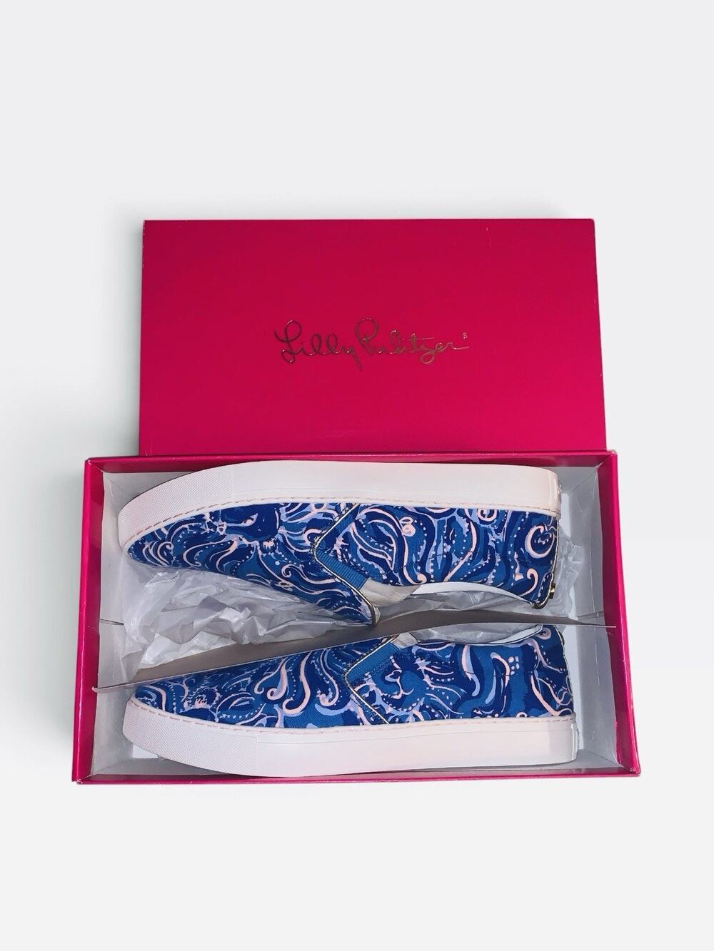Lilly Pulitzer 10 Julie slip on sneaker whispurr